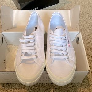Superga 2750 Cotu Classic White Size 39 Canvas Shoes